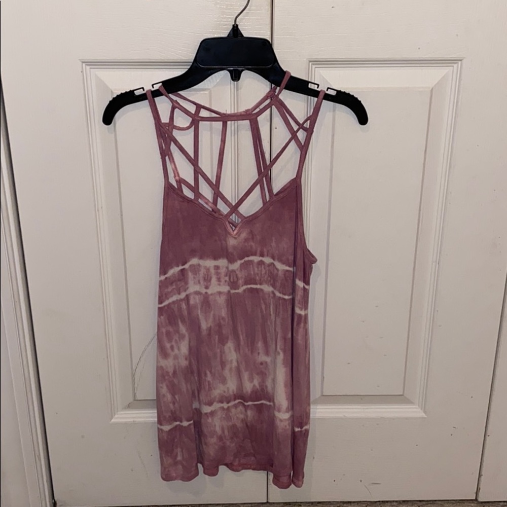 American Eagle Soft & Sexy Purple Marble Tanktop